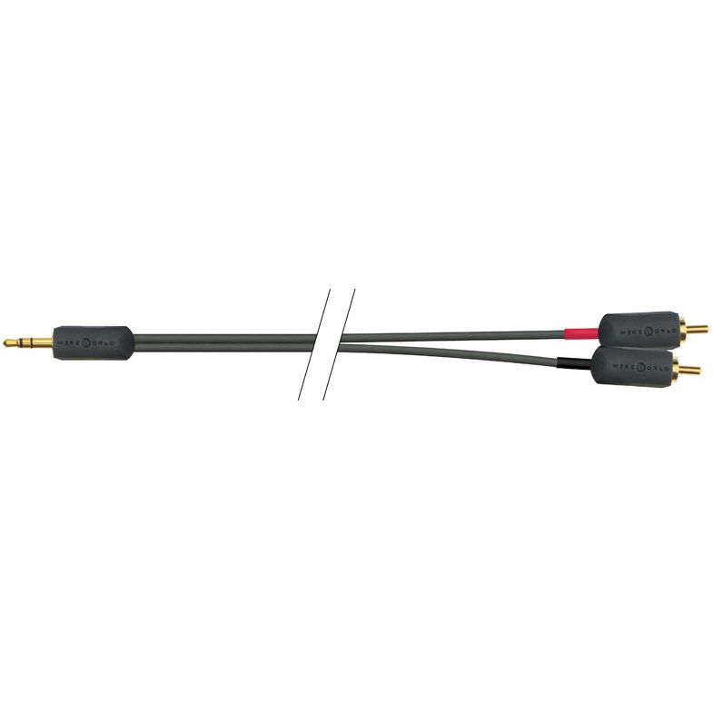Wireworld i-World 3.5mm to 2 RCA 1.5m кабель (IPA1.5M)