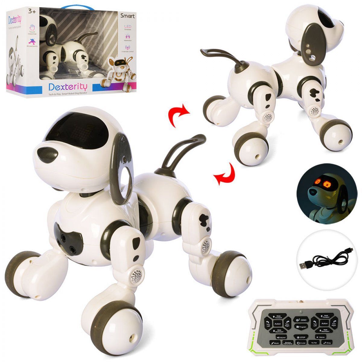 Радиоуправляемая собака-робот Smart Robot Gold Dog ''Dexterity'' - AW-18011-GOLD