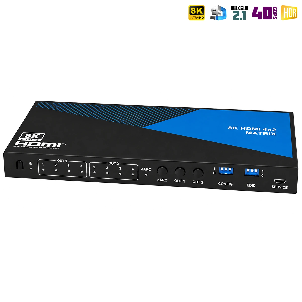 8K HDMI матрица 4x2 / Dr.HD MA 428 SLA
