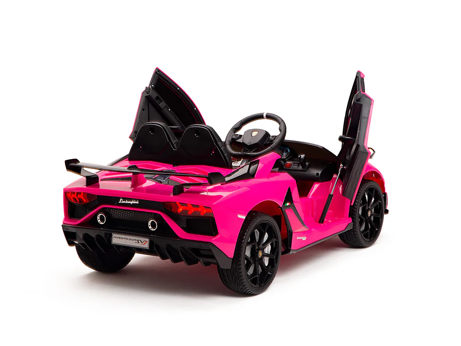 Детский электромобиль Lamborghini SVJ (розовый, 12V) - HL328