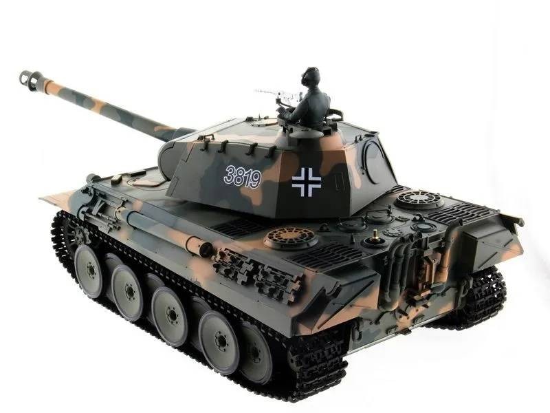 Радиоуправляемый танк Heng Long Panther V7.0 масштаб 1:16 RTR 2.4G - 3819-1 V7.0