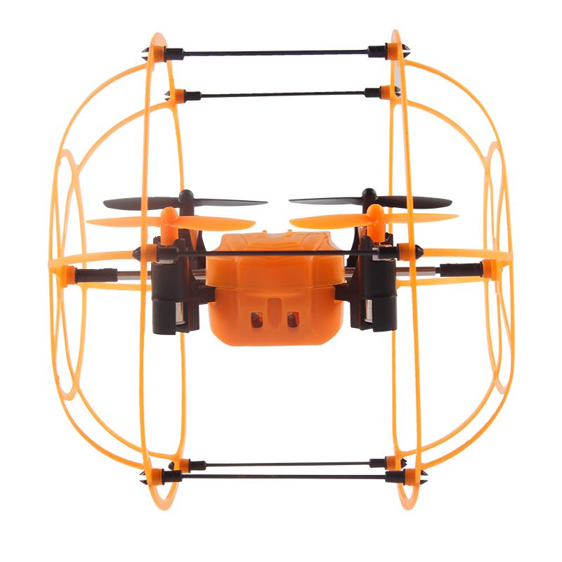 Радиоуправляемый квадрокоптер с защитной сеткой Orange SkyWalker - HM1336