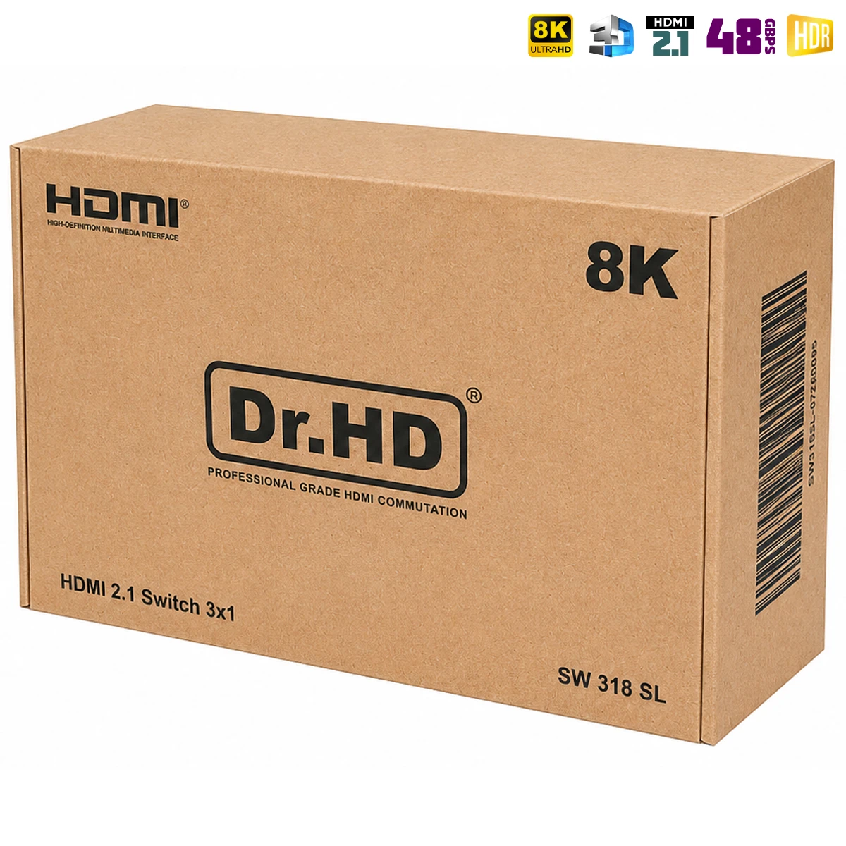 8K HDMI переключатель 3x1 / Dr.HD SW 318 SL (HDMI 2.1)