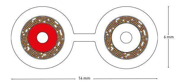 QED XT40i Pre-Term Speaker Cable 2.0m (Banana) кабель акустический 2.0м (QE1451)