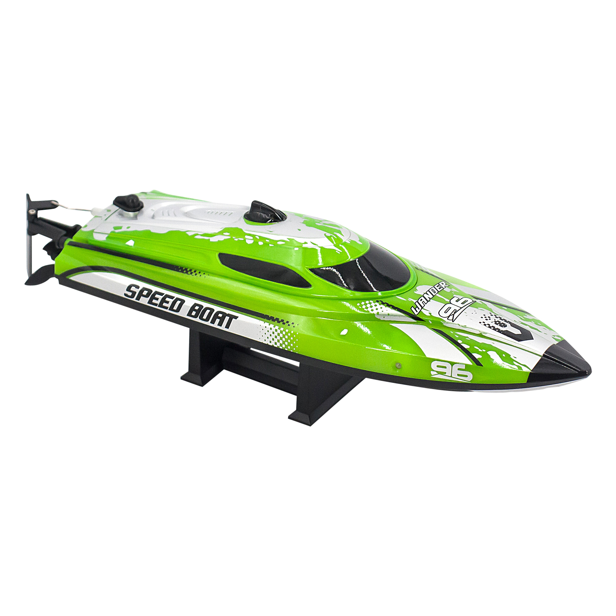 Радиоуправляемый катер Wander (30 см, LED, 25 км/ч) - HJ820-GREEN