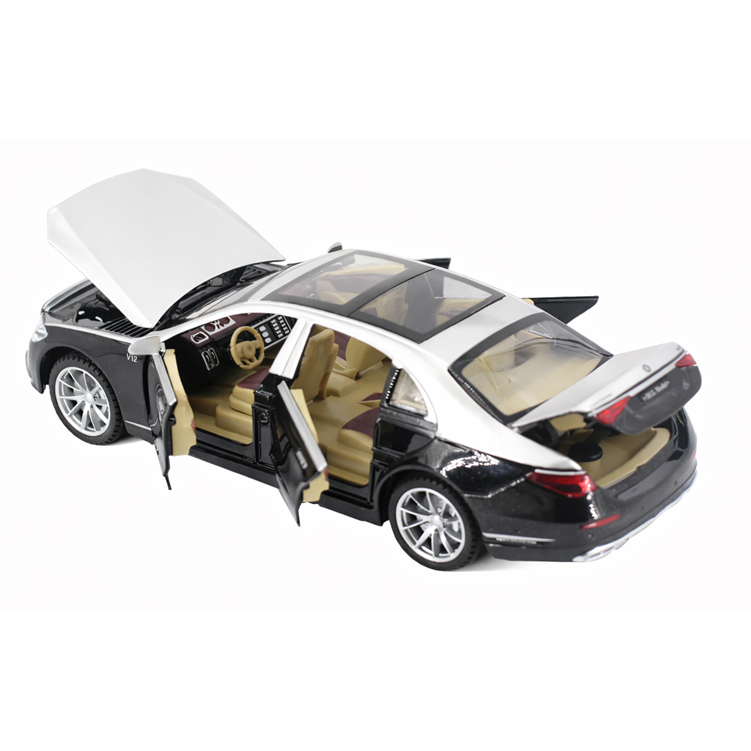 Радиоуправляемая металлическая машина Mercedes S600 1:22 - HCL-3813-BLACK