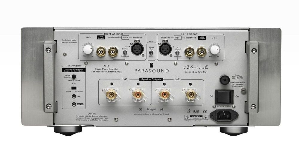 Parasound JC5 silver Усилитель мощности