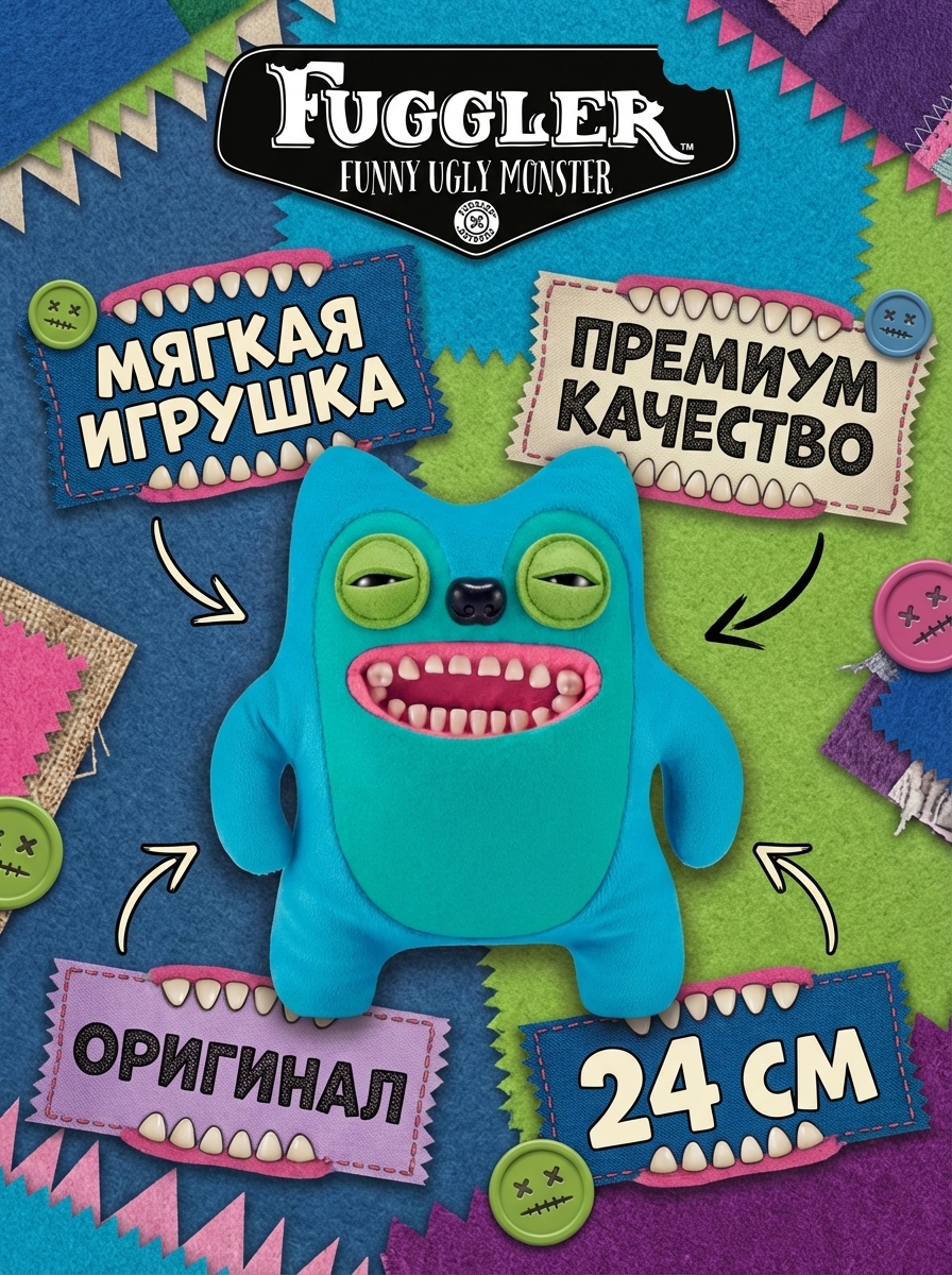 Мягкая игрушка FUGGLER Жадина Гринер - 15713G
