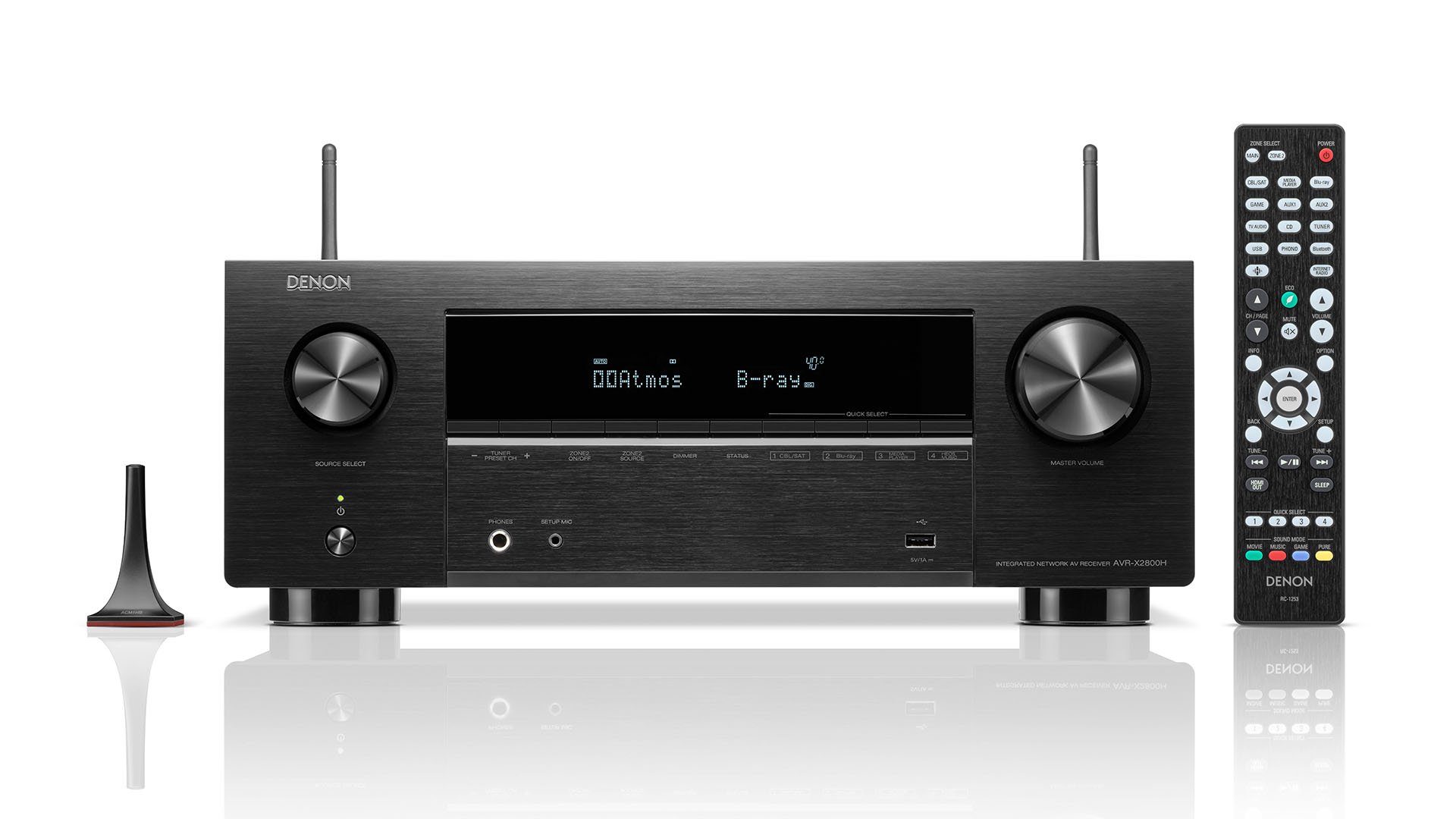 Канальный AV-усилитель Denon AVR-X2800H Black
