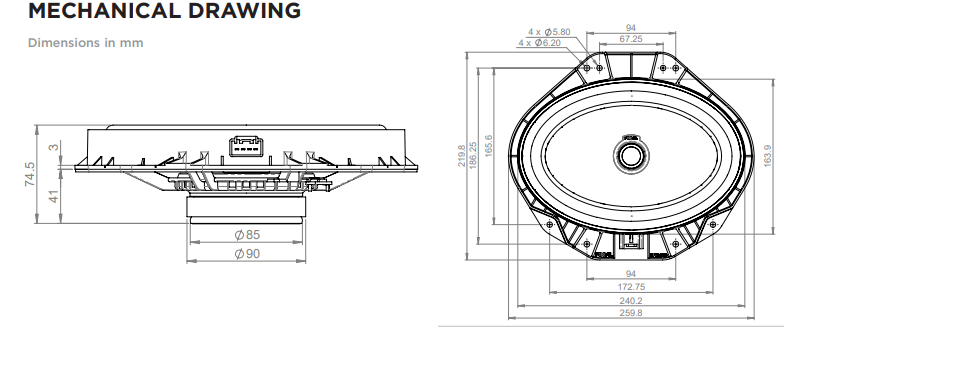 FOCAL IS FORD 690 Колонки автомобильные