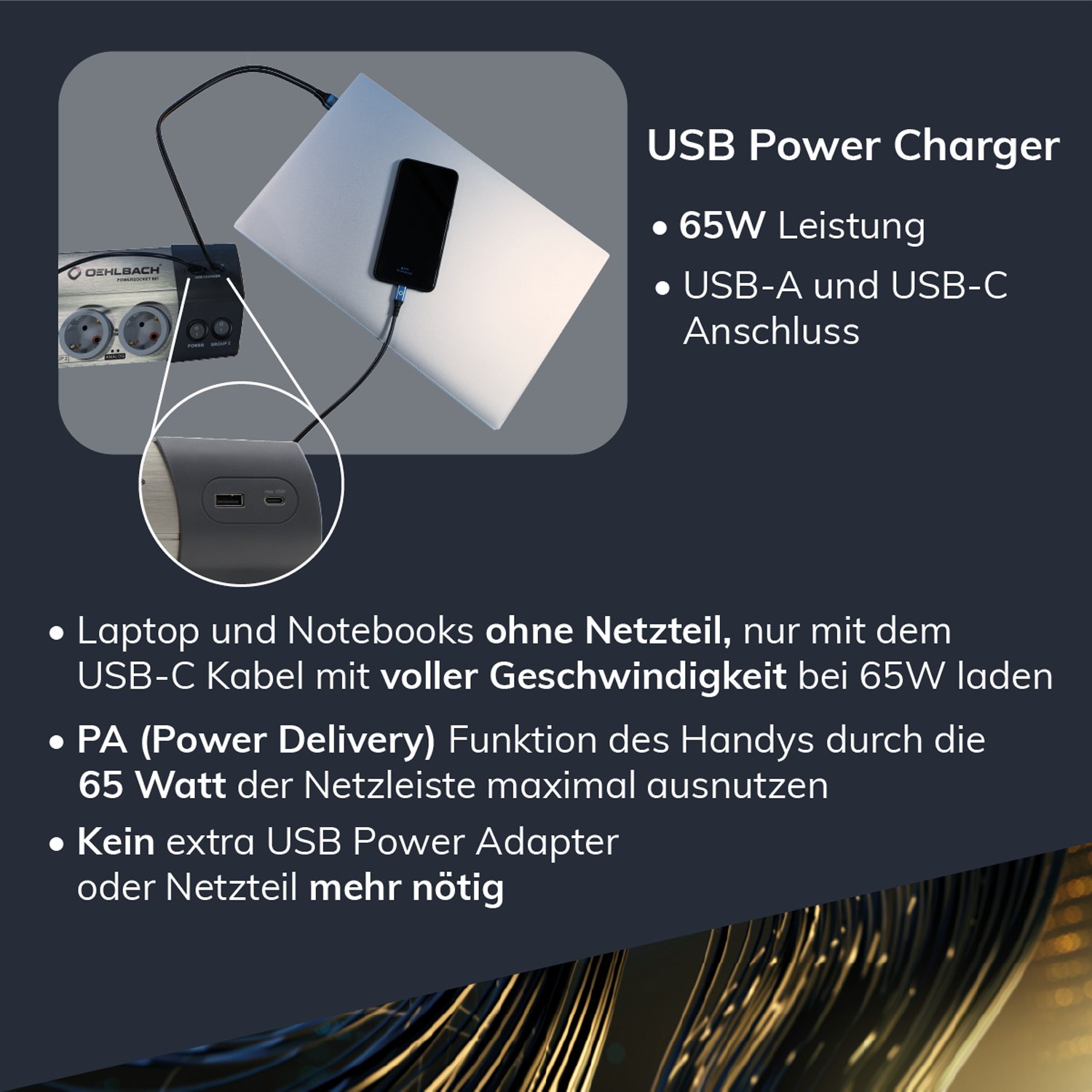 Oehlbach STATE OF THE ART XXL Power Socket 907 Разветвитель питания  D1C17031