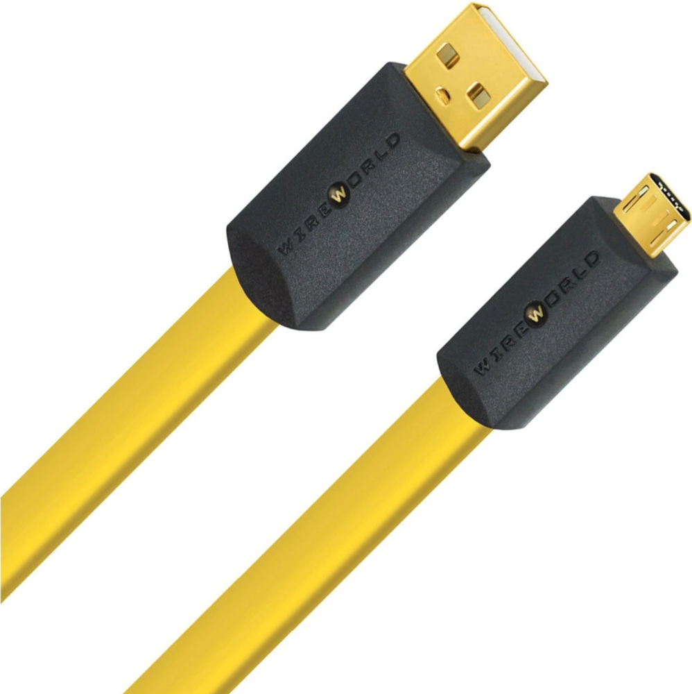 Wireworld Chroma 8 USB 2.0 A-Micro B Flat Cable 2.0m кабель USB тип A-Micro B (C2AM2.0M-8)
