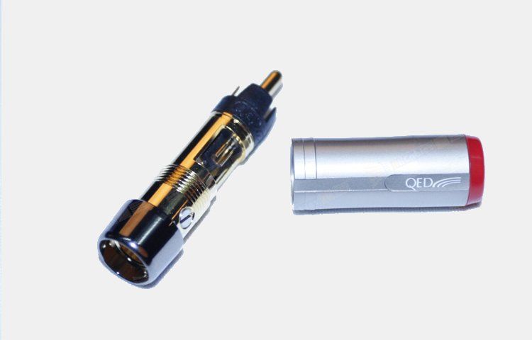 QED REF ANALOC RCA PLUGS (X10 WHITE) Разъем RCA белый (QE2459)