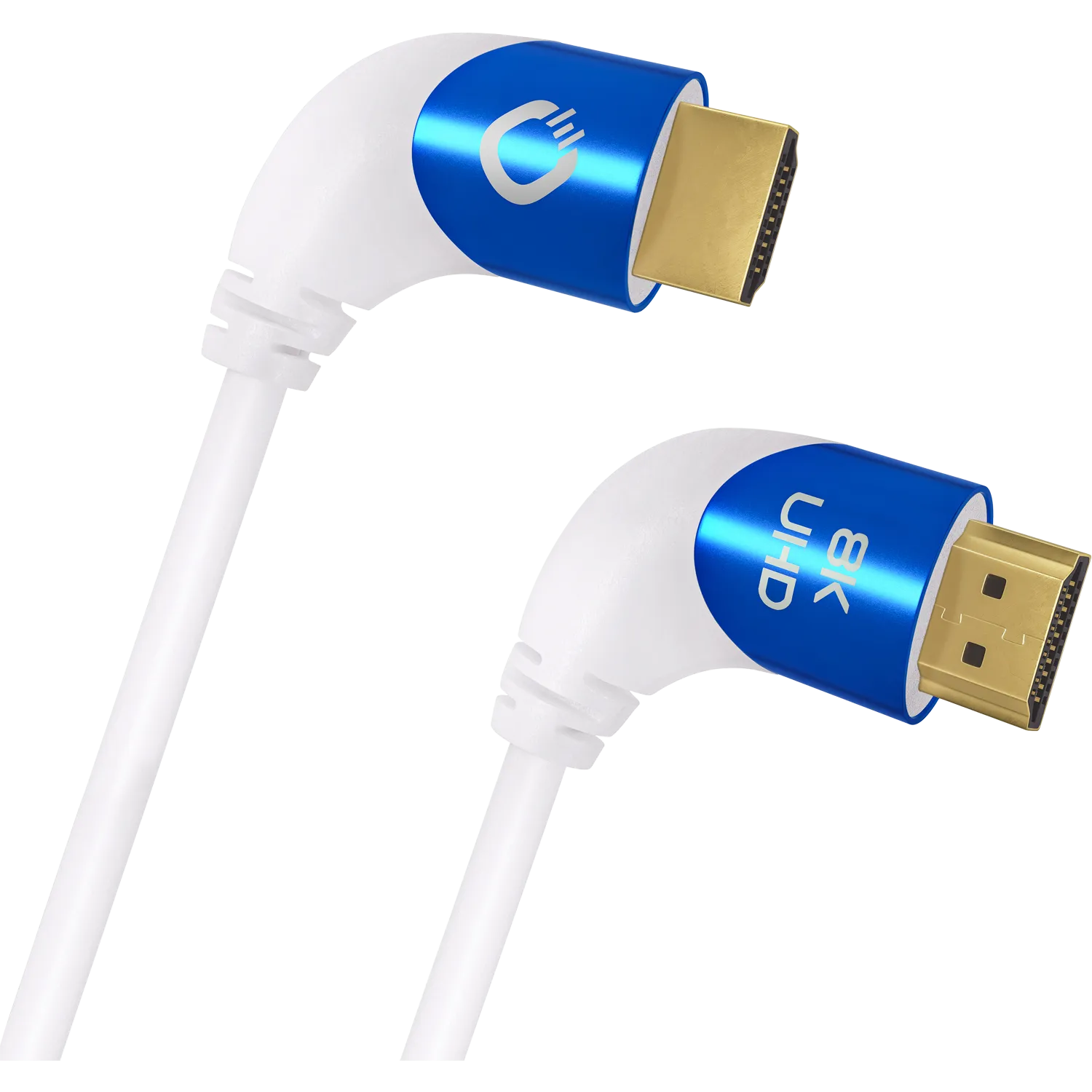 HDMI кабель Oehlbach PERFORMANCE SHAPE MAGIC UHD 90 white UHS HDMI cable 1,0m D1C42545