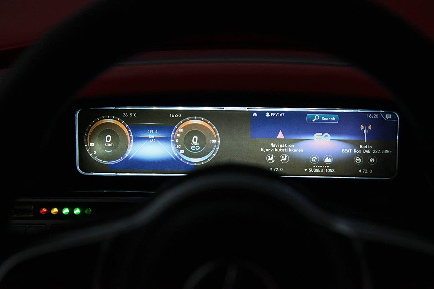 Детский электромобиль Mercedes EQC 400 6V 2WD - HL378-RED