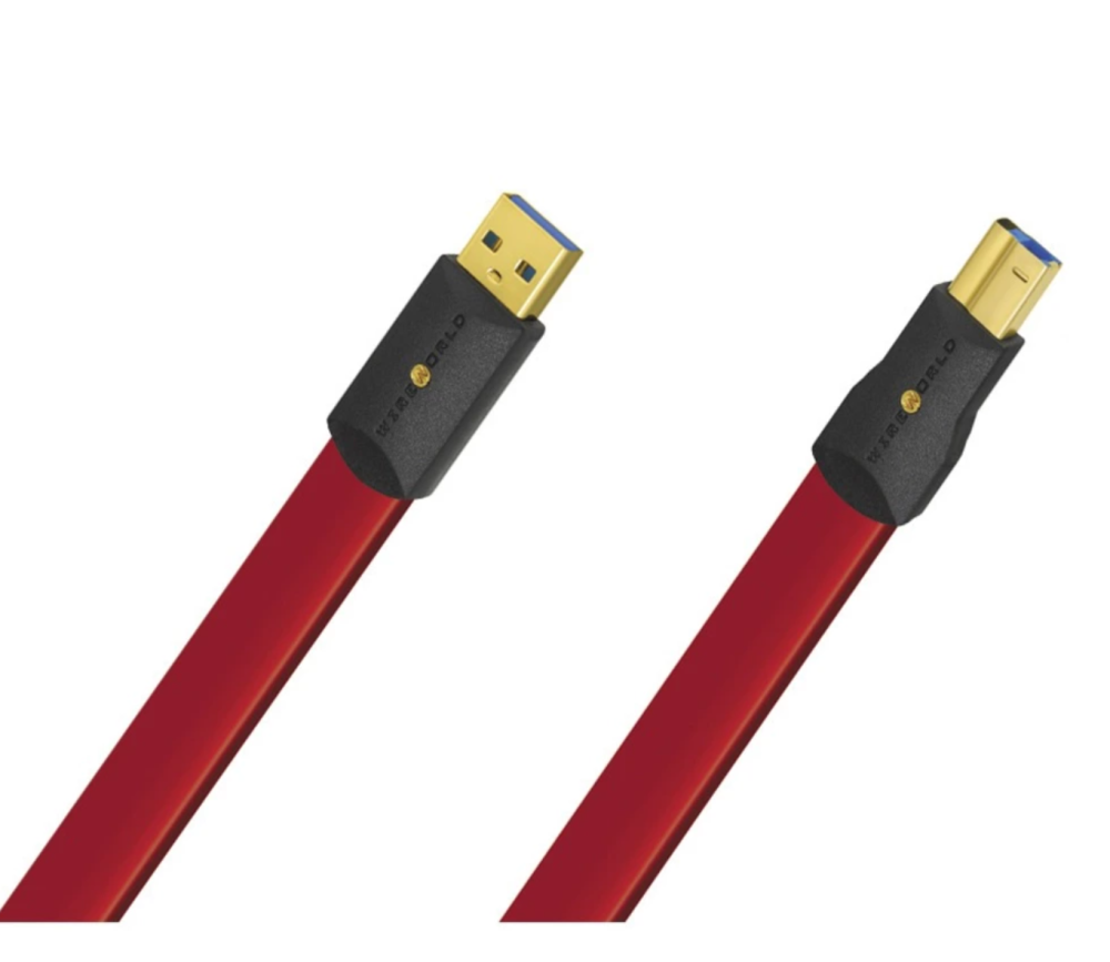 Wireworld Starlight 8 USB 3.0 A-B Flat Cable 1.0m кабель USB тип A-B (S3AB1.0M-8)