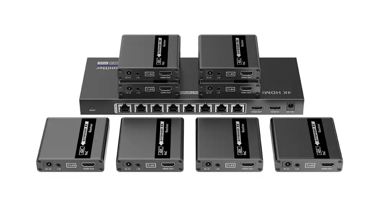 Разветвитель-удлинитель HDMI Lenkeng LKV728P