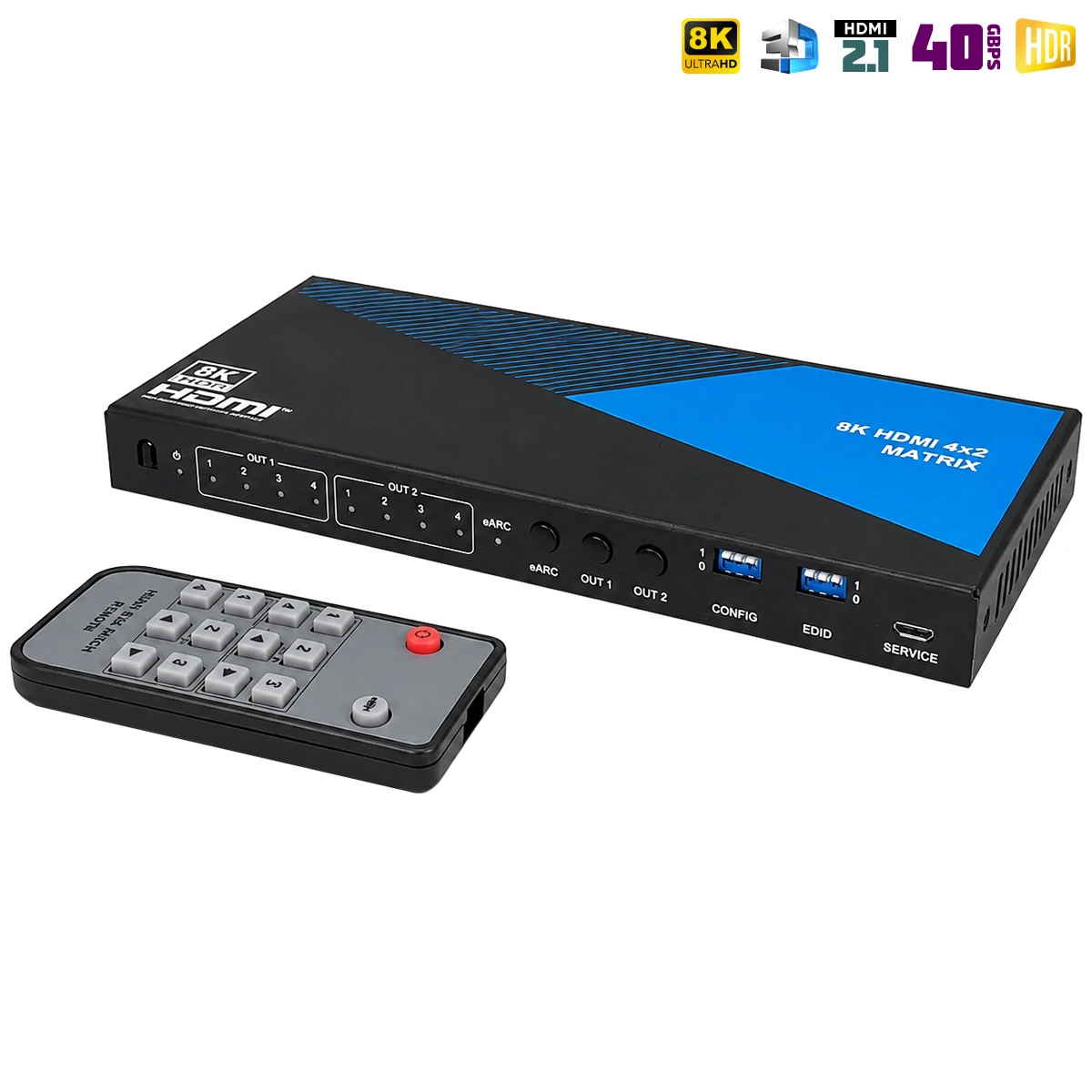 8K HDMI матрица 4x2 / Dr.HD MA 428 SLA