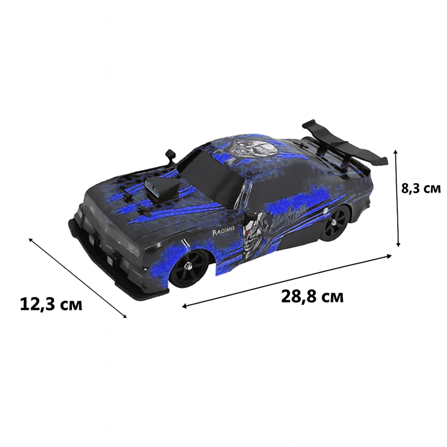 Радиоуправляемая машина для дрифта HB Ford Mustang (4WD, свет, пар, акб, 1:16) - SC16A18