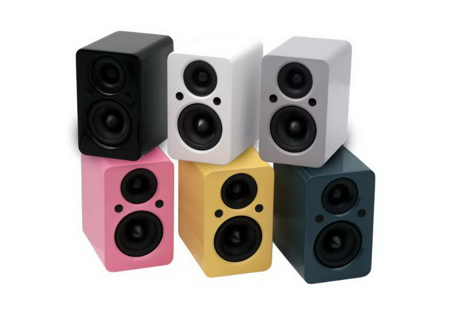 Активная полочные колонки Jamo Mini MKII Gloss Yellow