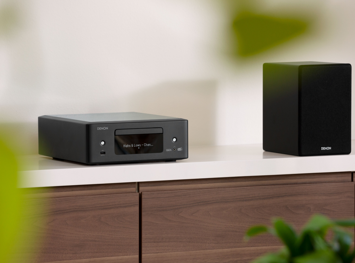 DENON RCD-N12DAB Black CD-ресивер