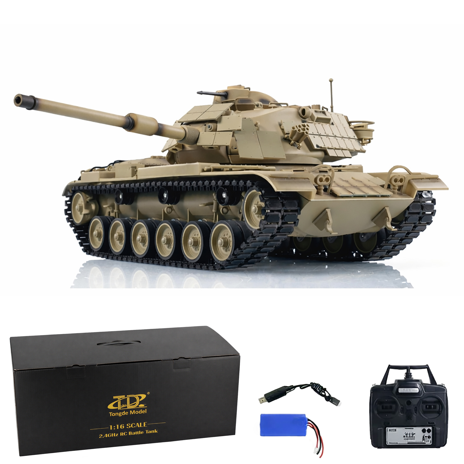 Радиоуправляемый танк USA M60A1 - TD-M2022-1