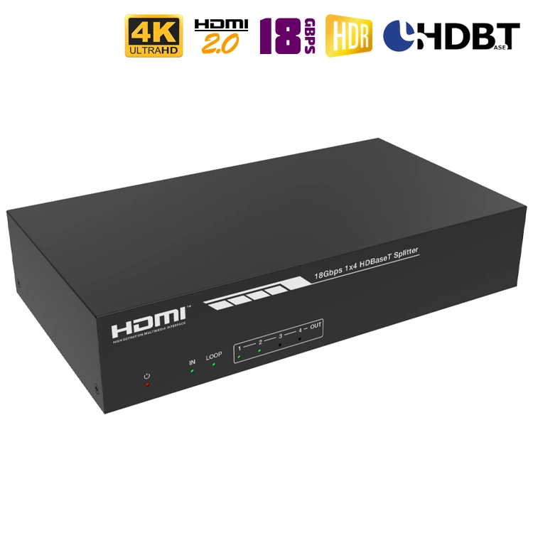HDMI сплиттер 1x4 с удлинением по витой паре Dr.HD SC 147 HBT150