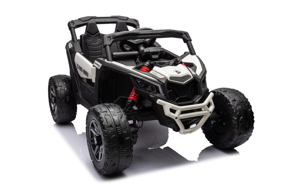 Детский электромобиль Багги Can-Am Maverick (24V, полный привод, белый) - DK-CA003-WHITE