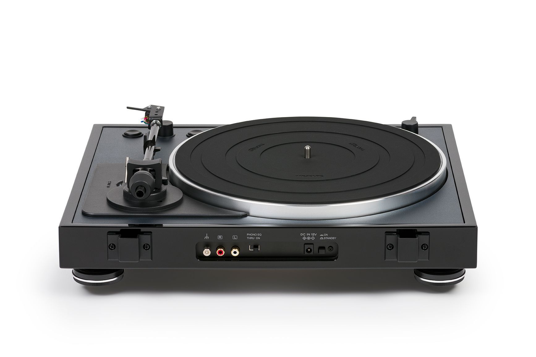 Thorens TD-102A AT-VM95E piano black виниловый проигрыватель