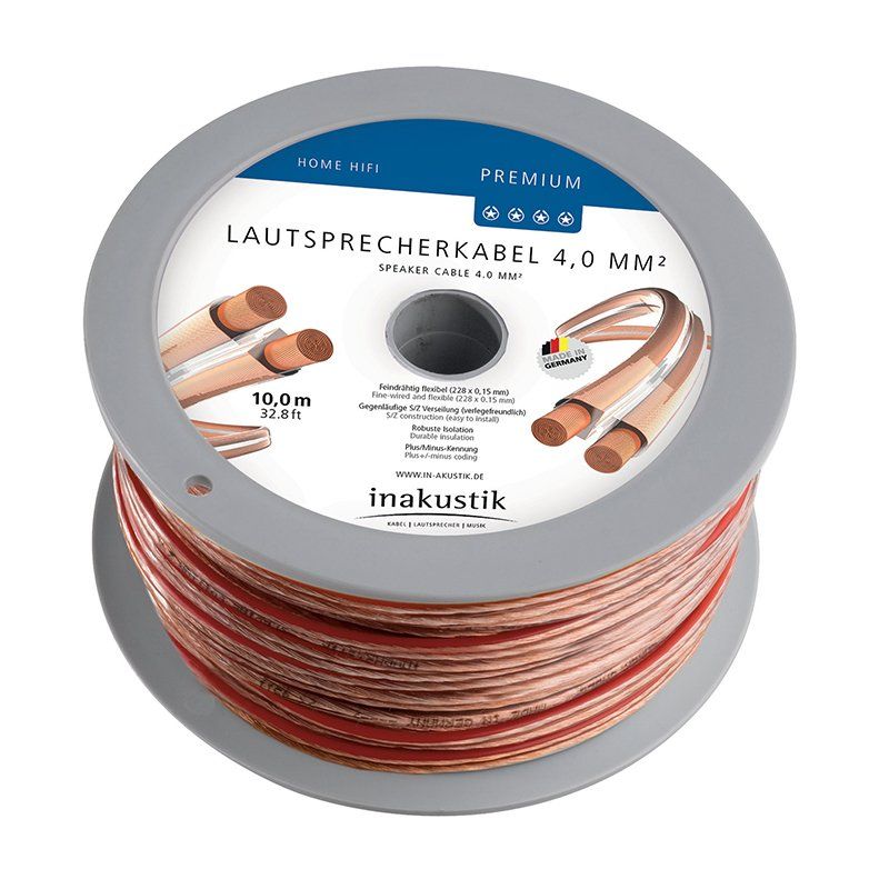Inakustik Premium LS 2 x 4 mm2 10 m кабель акустический