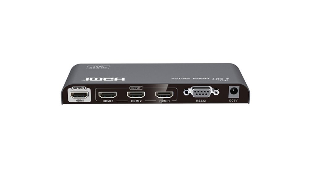Lenkeng LKV301 V2.0 HDMI switcher 3x1 4Kx2K с RS232
