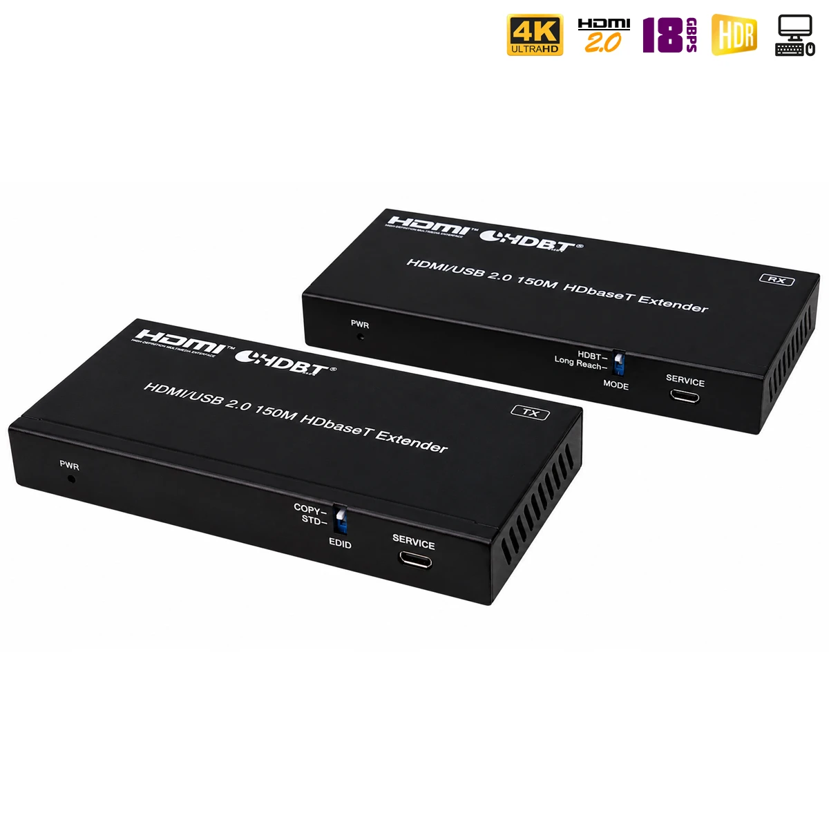 HDMI удлинитель по витой паре с HDBaseT / Dr.HD EX 150 HBT KVM