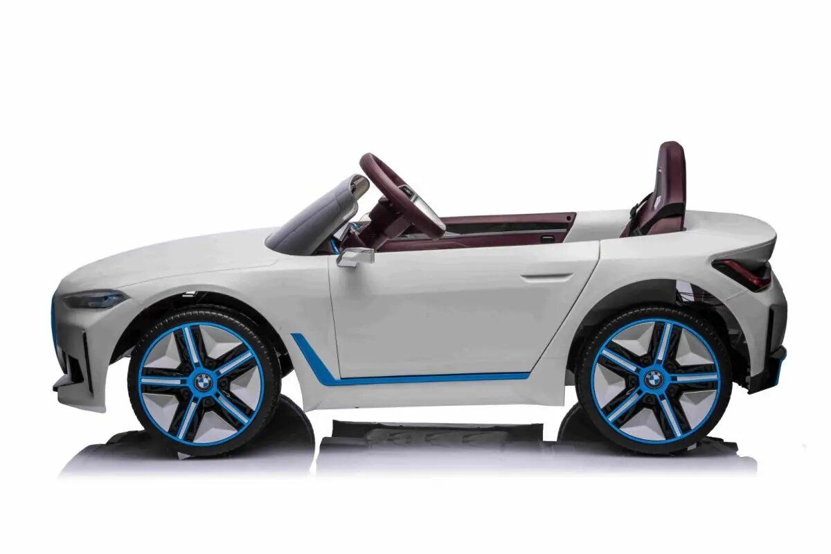 Детский электромобиль BMW I4 (полный привод, 12V) - JE1009-WHITE