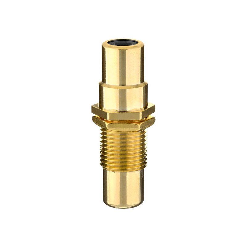 Inakustik Premium RCA-Panel Double Coupling black 1 pc разъем